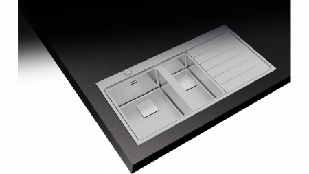 Chiuveta bucatarie inox  ZENIT RS15 1 1/2B 1D 2 cuve cu picurator -Teka [8]