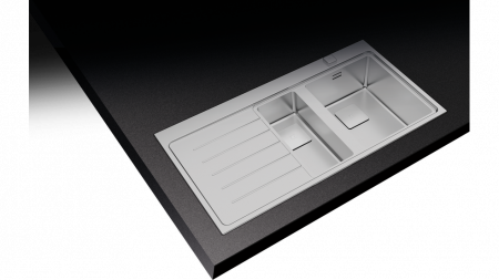 Chiuveta bucatarie inox  ZENIT RS15 1 1/2B 1D 2 cuve cu picurator -Teka [4]