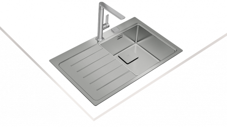 Chiuveta bucatarie inox  ZENIT RS15 1B 1D L 86 o cuva cu picurator -Teka [1]