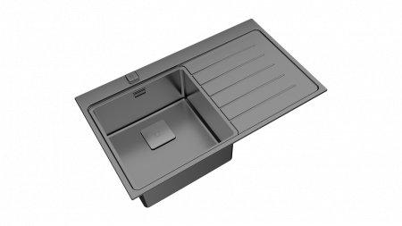 Chiuveta bucatarie inox  ZENIT RS15 1B 1D L 86 o cuva cu picurator -Teka [10]