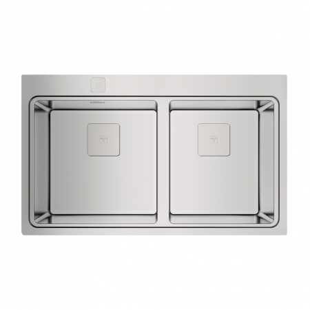 Chiuvete bucatarie - Chiuveta bucatarie inox  ZENIT RS15 2B 86 cu 2 cuve -Teka