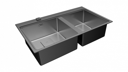Chiuveta bucatarie inox  ZENIT RS15 2B 86 cu 2 cuve -Teka [5]