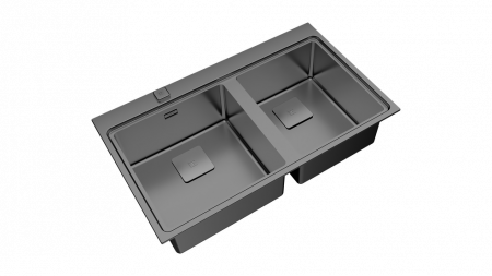 Chiuveta bucatarie inox  ZENIT RS15 2B 86 cu 2 cuve -Teka [3]