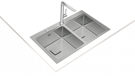 Chiuveta bucatarie inox  ZENIT RS15 2B 86 cu 2 cuve -Teka [1]