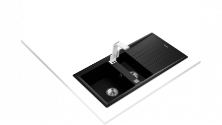 Chiuveta bucatarie tegranit  STONE 60 L-TG 1B 1D cu picurator -Teka [3]