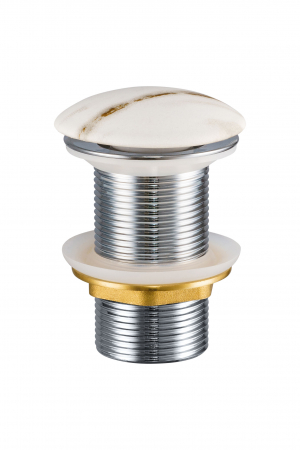 Promotii - Dop lavoar baie click white brown marble COMAD