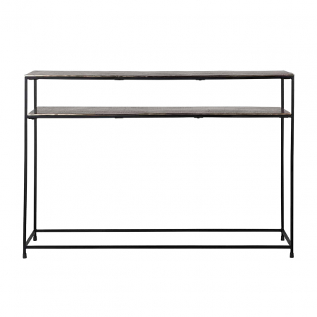 Consola hol metal auriu sampanie Tor 120x30 cm, design lux industrial, 825060 - Richmond Interiors [3]