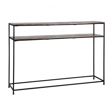 Console hol - Consola hol metal auriu sampanie Tor 120x30 cm, design lux industrial, 825060 - Richmond Interiors