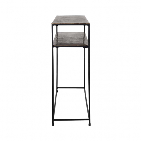 Consola hol metal auriu sampanie Tor 120x30 cm, design lux industrial, 825060 - Richmond Interiors [1]