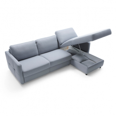 Coltar Ema cu lounger 241/261/281x165 cm, zona de dormit, tapiterie personalizabila , EMA 236 ST 0 - Gala Collezione [4]
