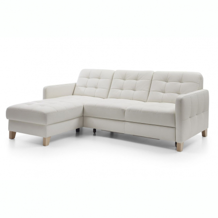 Coltar extensibil Elio 217x157 cm cu lounger, lada depozitare, picioare lemn, tapiterie personalizabila , ELIO CORNER ST A1 - Gala Collezione [11]
