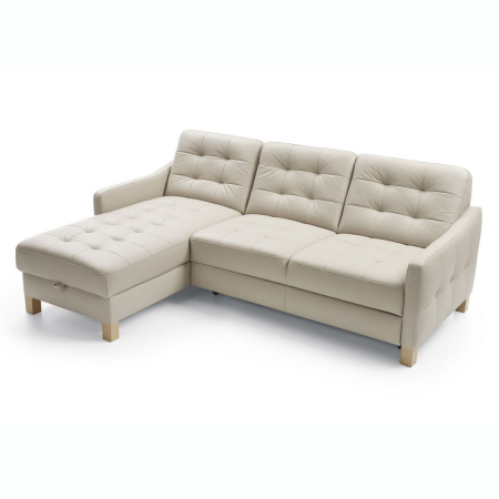 Colțare - Coltar extensibil Malmo 217x157 cm cu lounger, lada depozitare, picioare lemn, tapiterie personalizabila , MALMO ST A1 - Gala Collezione