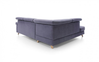 Coltar extensibil Memo 255x206 cm, lada depozitare, tapiterie personalizabila , MEMO ST A1 - Gala Collezione [1]