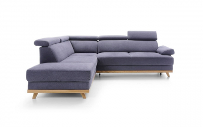 Coltar extensibil Memo 255x206 cm, lada depozitare, tapiterie personalizabila , MEMO ST A1 - Gala Collezione [2]