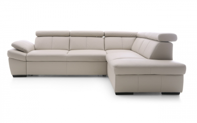 Coltar extensibil Salerno 274x206 cm, lada depozitare, tapiterie personalizabila , SALERNO BAS ST A1 - Gala Collezione [1]