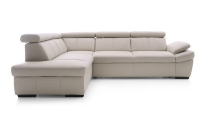 Colțare - Coltar extensibil Salerno 274x206 cm, lada depozitare, tapiterie personalizabila , SALERNO BAS ST A1 - Gala Collezione