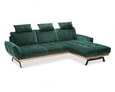Canapea eleganta cu lounger Nicea 268x171 cm, tapiterie personalizabila, picioare metalice , NICEA CORNER SIMPL ST A1 - Gala Collezione [3]