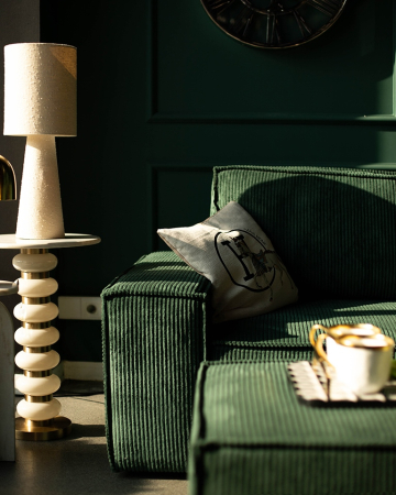 Colțar Pillow M 267x167x85 cm, Verde - King Home [5]