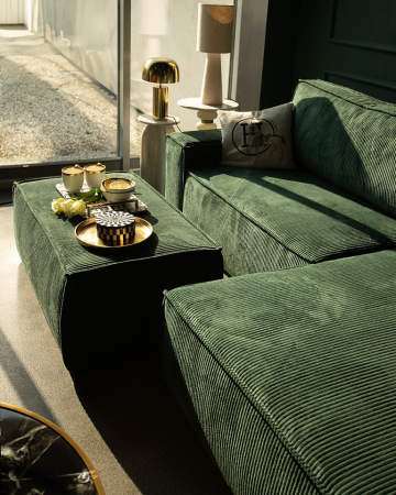Colțar Pillow M 267x167x85 cm, Verde - King Home [6]