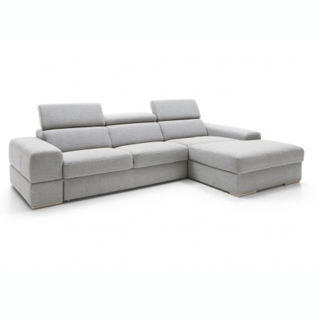 Coltar Plaza 293/311x180 cm cu lounger, zona extensibila dormit, spatiu depozitare, tapiterie personalizabila , PLAZA CORN 293 BAS ST A1 - Gala Collezione [5]