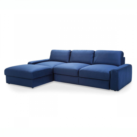 Colțare - Coltar Serena 280x197 cm cu lounger, zona extensibila dormit, spatiu depozitare, tapiterie personalizabila , SERENA 280 ST A1 - Gala Collezione