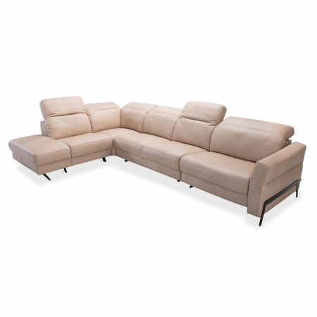 Colțare - Coltar Volta 258x230 cm, zona extensibila dormit, tapiterie personalizabila , VOLTA 258 ST A1 - Gala Collezione