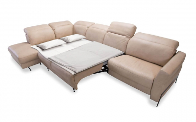 Coltar Volta 258x230 cm, zona extensibila dormit, tapiterie personalizabila , VOLTA 258 ST A1 - Gala Collezione [3]