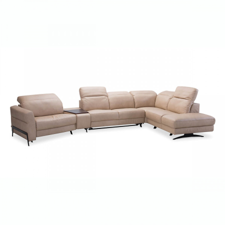 Coltar Volta 421x228 cm cu bar si recliner electric, zona extensibila dormit, tapiterie personalizabila , VOLTA 471 ST A1 - Gala Collezione [6]