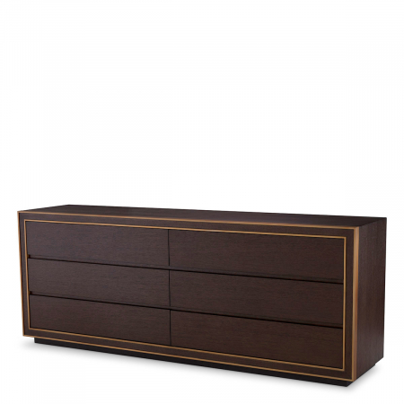 Produse -   Comodă cu sertare Camelot L furnir de steBorcan maro 117693 EICHHOLTZ