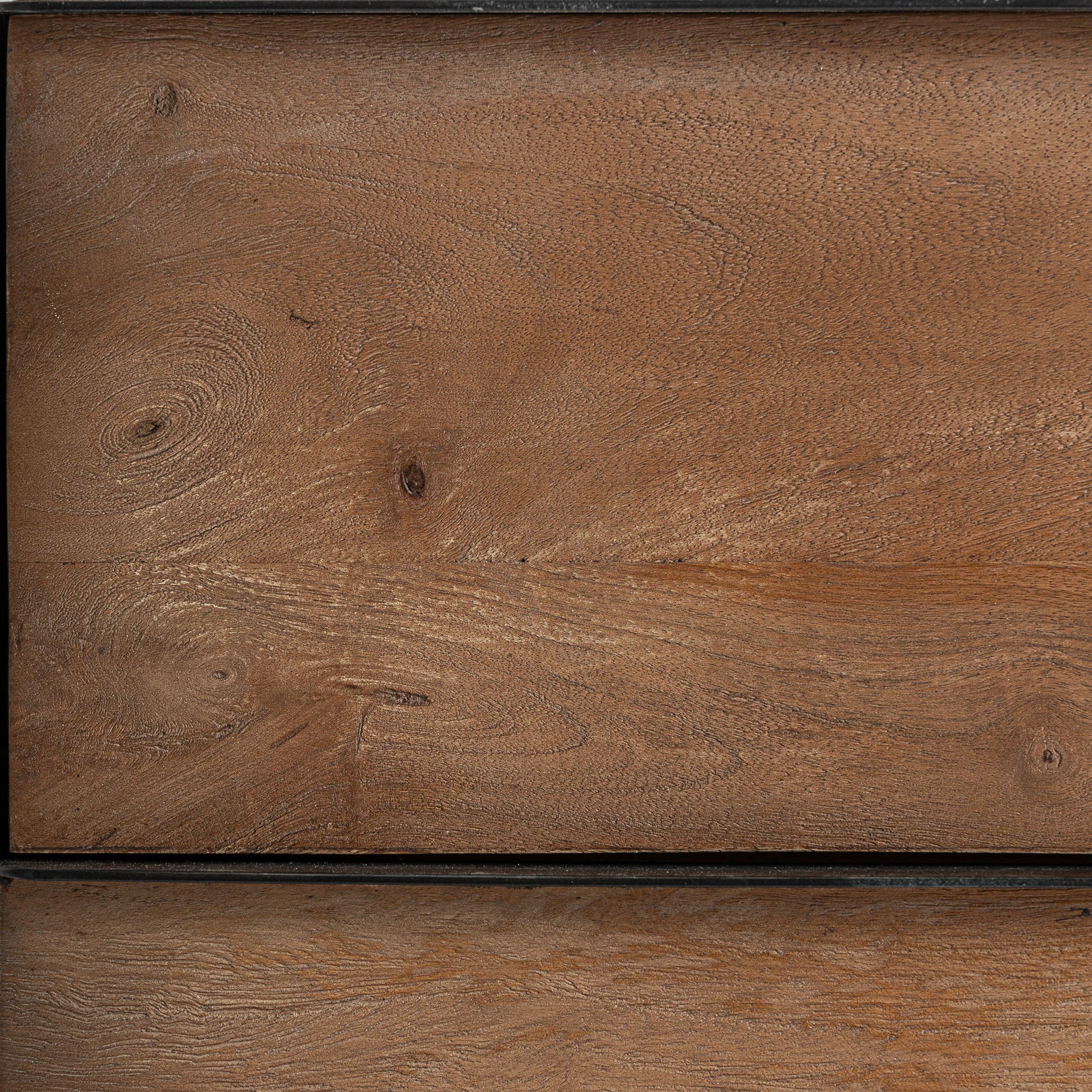 Comoda cu Sertare din Fier si Lemn de Mango, Maro, 100x48x80 cm - VicalHome 33119 [43]