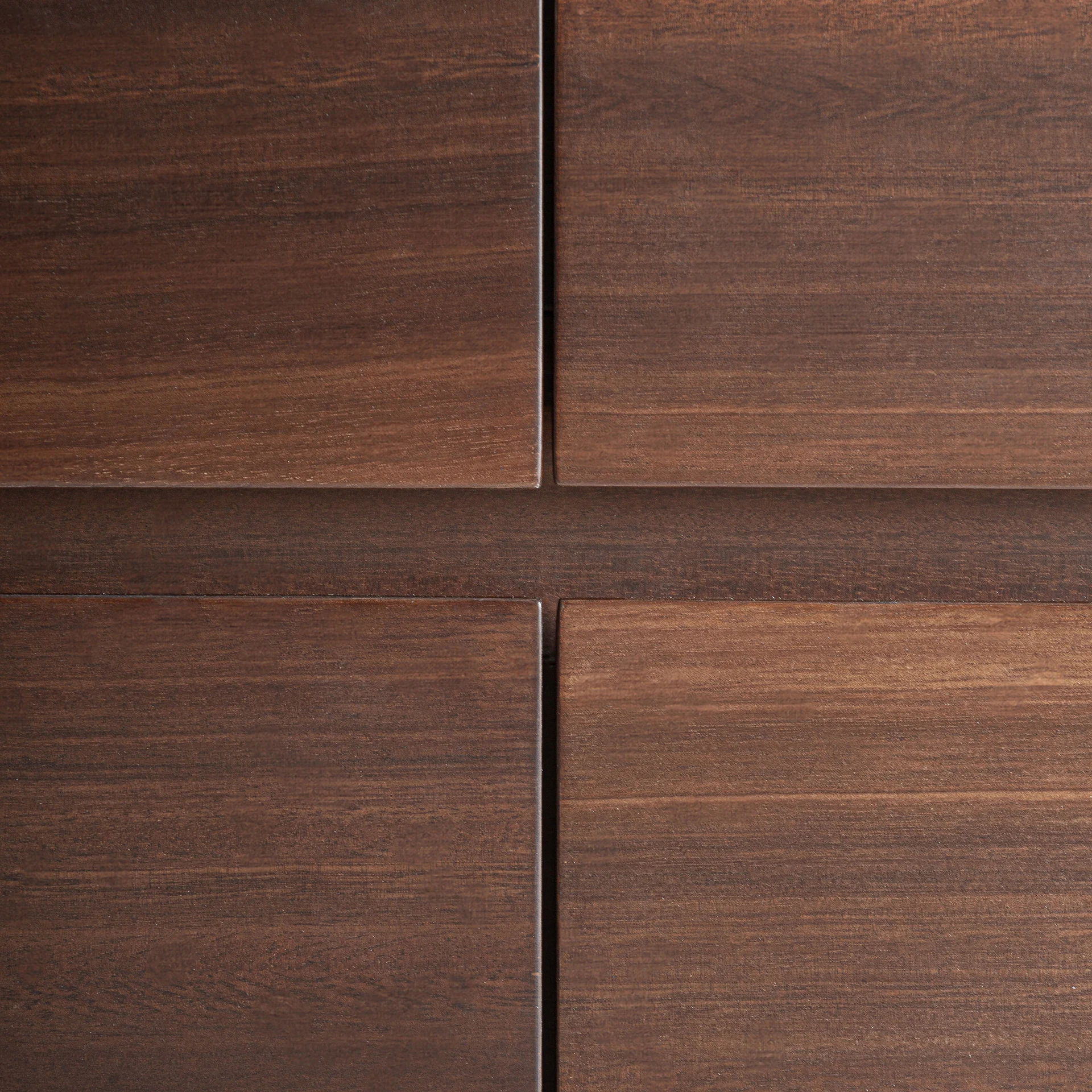 Comoda cu Sertare din Furnir de Eucalipt, Piele Ecologica si Placaj, Maro, 140x45x76 cm - VicalHome 37563 [5]