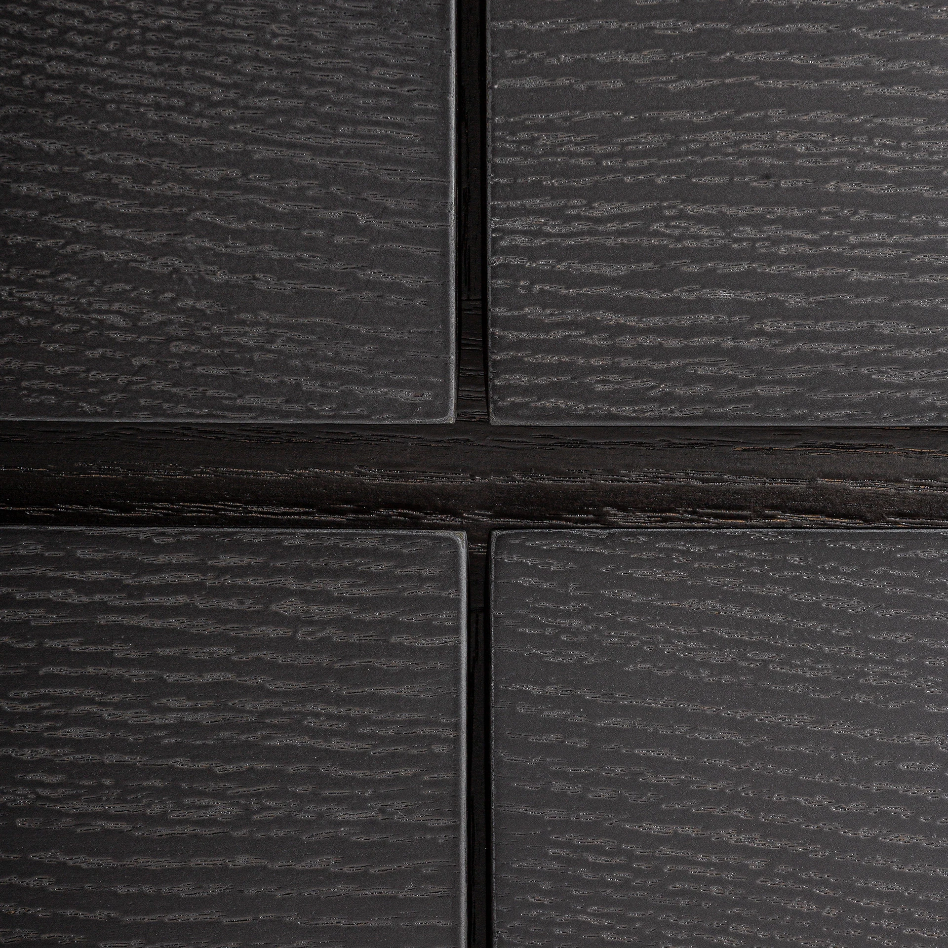 Comoda cu Sertare din Furnir de Stejar, Piatra Sinterizata si Contraplacat, Negru, 140x45x75 cm, Stil Contemporan - VicalHome 36390 [30]
