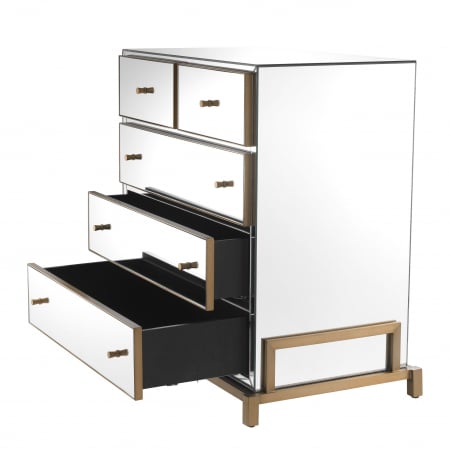  Comoda cu sertare Clarington oglindă sticlă 113660 EICHHOLTZ [3]