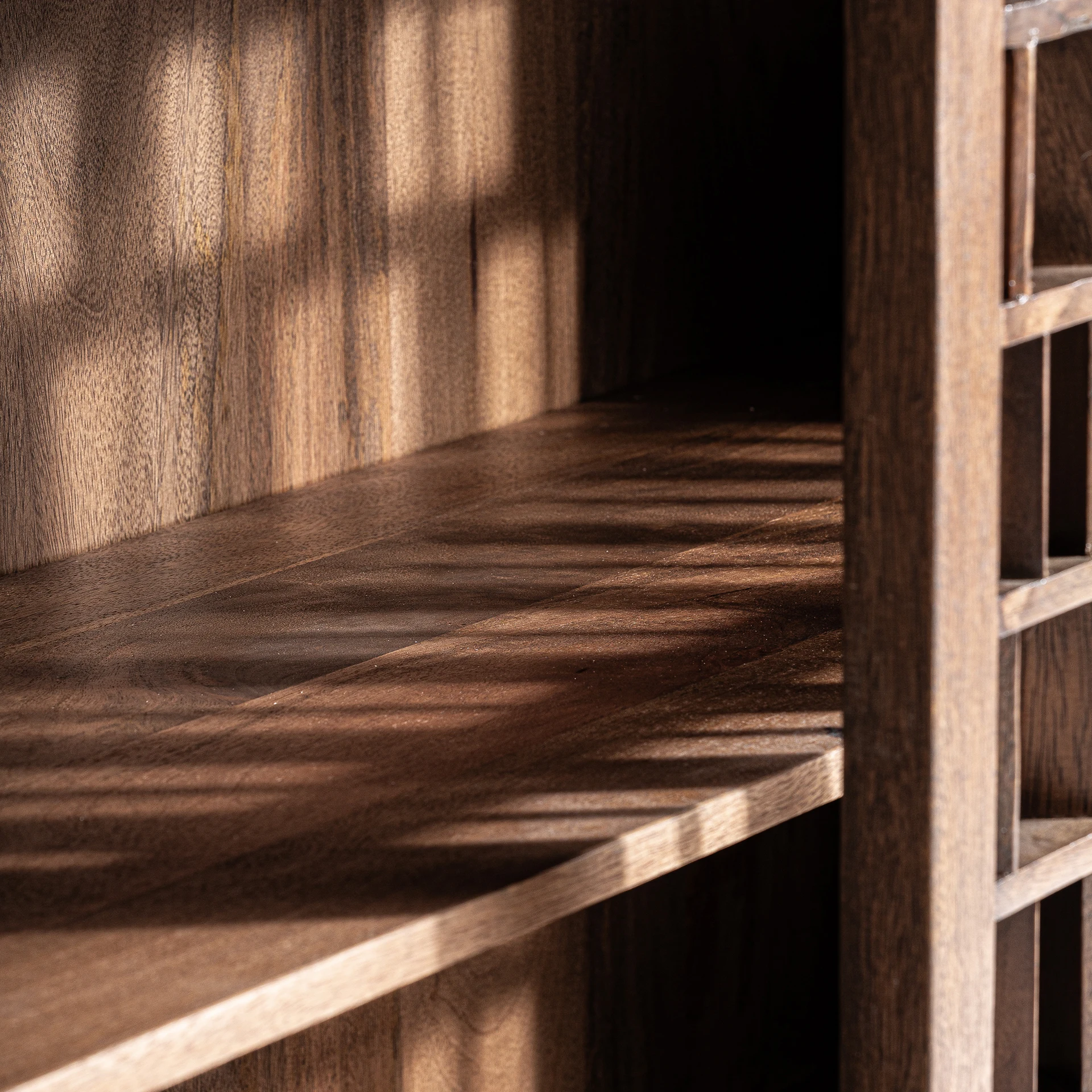 Comoda Inalta din Lemn de Mango, Maro, 205x44x80 cm, Stil Art Deco - VicalHome 34193 [50]