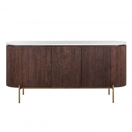 Comoda lux lemn stejar Daiva, 180 cm, blat marmura artificiala, 7565 - Richmond Interiors [1]