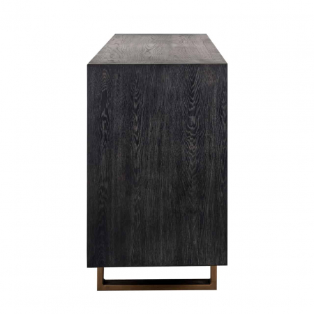 Comoda premium cu 4 usi Bever, 200 cm, din furnir stejar cu picioare metal, 7481 - Richmond Interiors [1]