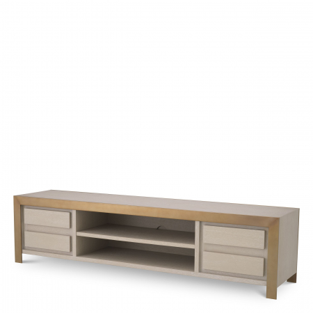 Comode TV -   Dulap TV Talbot steBorcan spălat cu finisaj din alamă br 116198 EICHHOLTZ