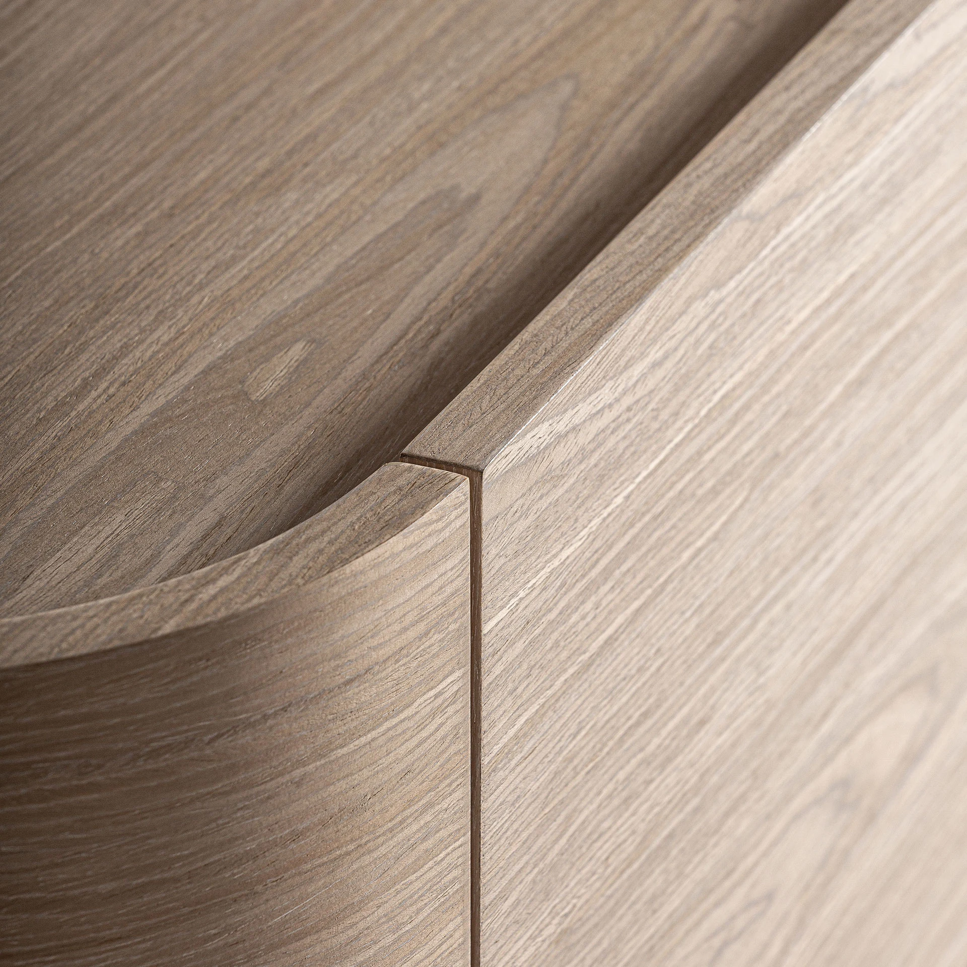 Comoda TV din Furnir de Stejar, Lemn Mdf si Placaj de Lemn, Crem, 220x45x50 cm - VicalHome 35253 [23]