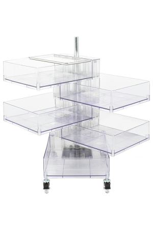Comodă Vision 41x50x74 cm, Policarbonat Transparent - King Home [4]