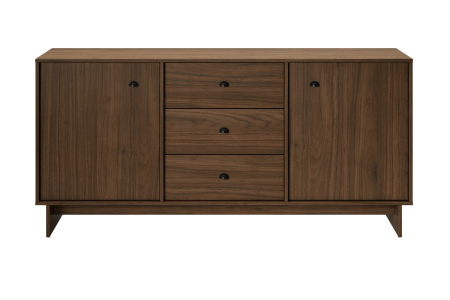 Comoda Yori Villa 52.6 cm, cu 2 Uși și 3 Sertare, Nuc Villa - COMAD [1]