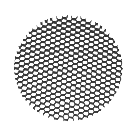 Produse - Componente corp de iluminat Focus LED, Aluminiu Negru, Maytoni HoneyComb-D38