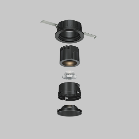 Componente corp de iluminat Wise, Plastic Transparent, Maytoni LensD29-24 [3]