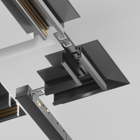 Componente pentru sistem de șină Accessories for tracks Tenity Negru Aluminiu -W MAYTONI TRA239CLS-42.12B [4]