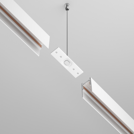 Componente pentru sistem de șină cu montaj pe suprafață Accesorii pentru șine Exility, Metal Alb, Maytoni TRA034C-21W [3]