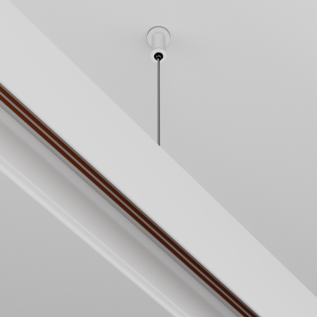 Componente pentru sistem de șină cu montaj pe suprafață Accesorii pentru șine Exility, Metal Alb, Maytoni TRA034SW-2W [3]
