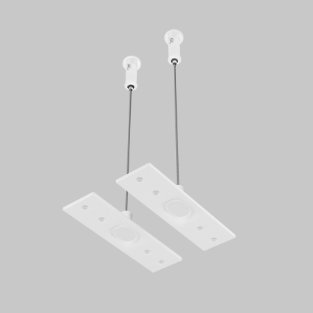 Componente pentru sistem de șină cu montaj pe suprafață Accesorii pentru șine Exility, Metal Alb, Maytoni TRA034SW-2W [2]
