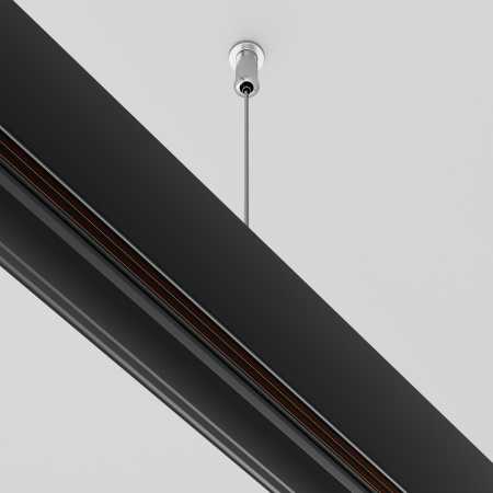 Componente pentru sistem de șină cu montaj pe suprafață Accesorii pentru șine Exility, Oțel inoxidabil Negru, TRA034SW-2B [3]