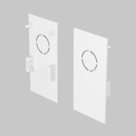 Componente pentru sistem de șină cu montaj pe suprafață Accesorii pentru șine Exility, Plastic Alb, Maytoni TRA034EC-41W [2]