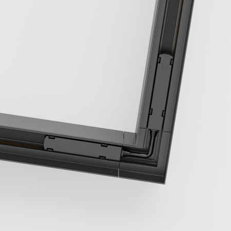 Componente pentru sistem de șină cu montaj pe suprafață Accesorii pentru șine S35, Aluminiu Negru, Maytoni TRA004CL-21B [2]