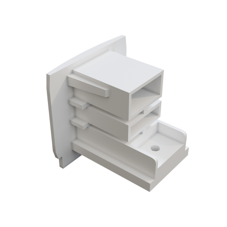 Componente pentru sistem de șină cu montaj pe suprafață Accesorii pentru șine Trinity, Plastic Alb, Maytoni TRA005EC-31W [0]